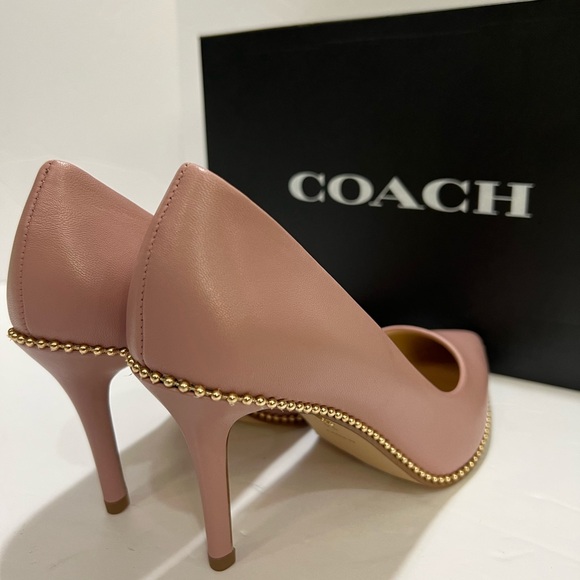 NWT 🖤 COACH HIGH HEELS✨size - 6.5 - Picture 2 of 9
